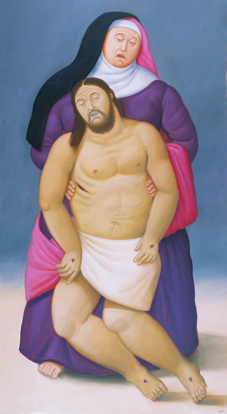 María y Jesús muerto