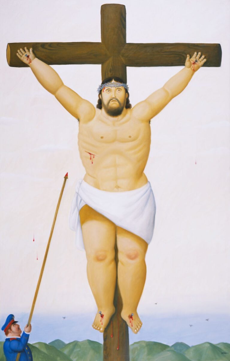 Crucifixión con soldado