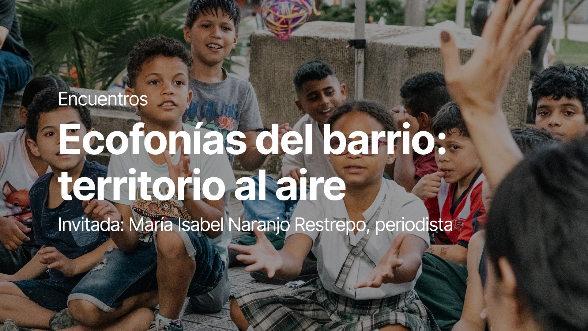 Portada Ecofonías del barrio: territorio al aire