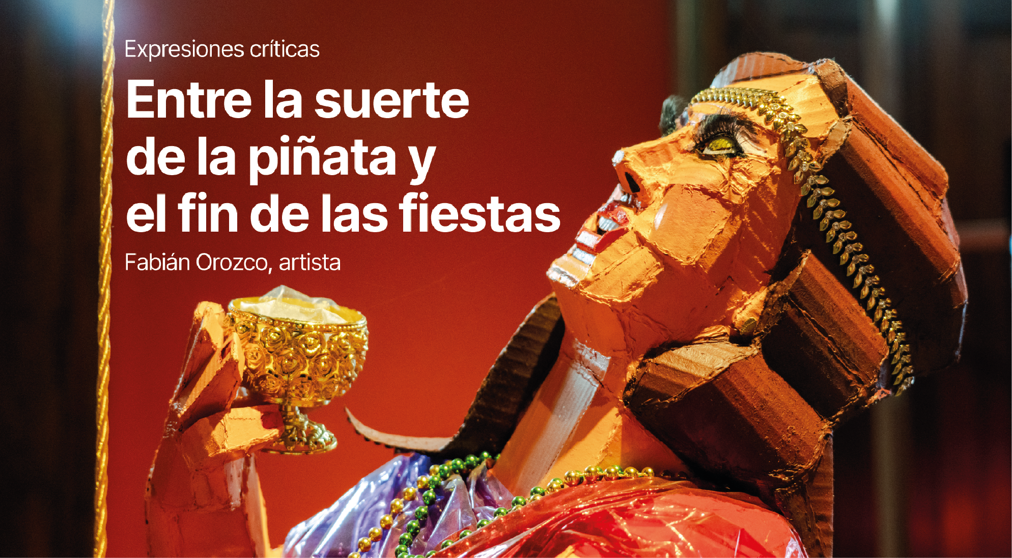 Portada Entre la suerte de la piñata y el fin de las fiestas