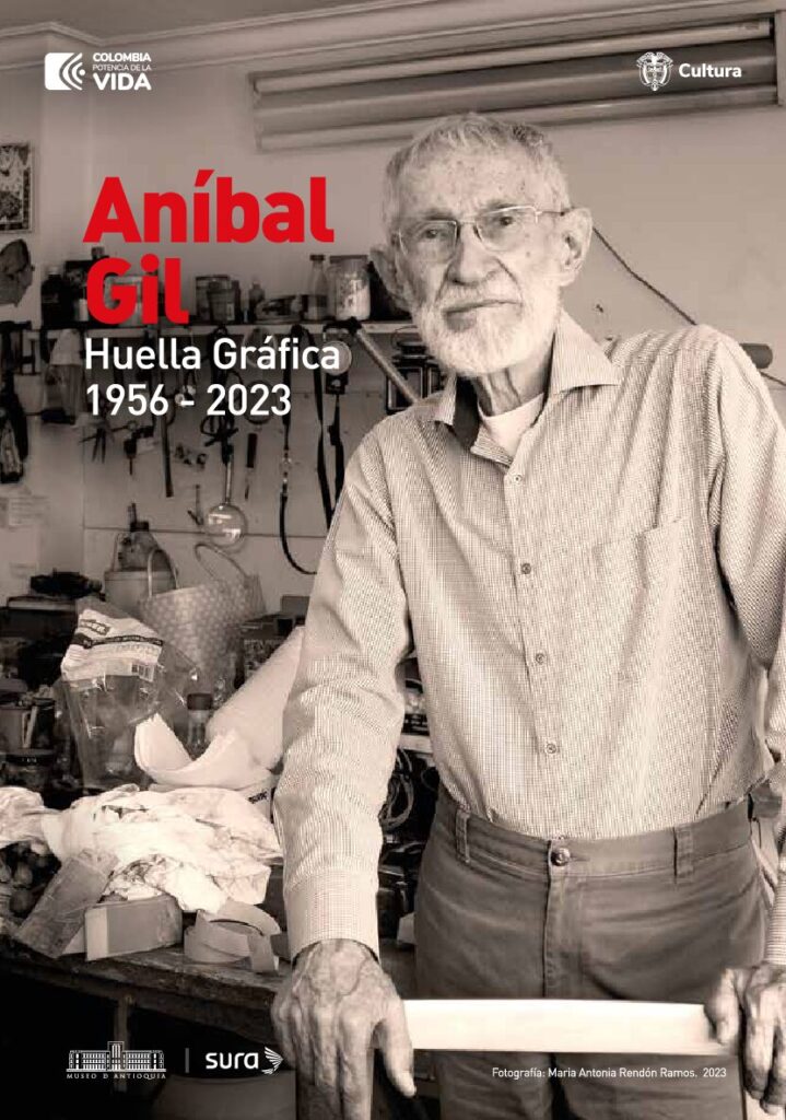 Portada Aníbal Gil Huella Gráfica 1956-2023