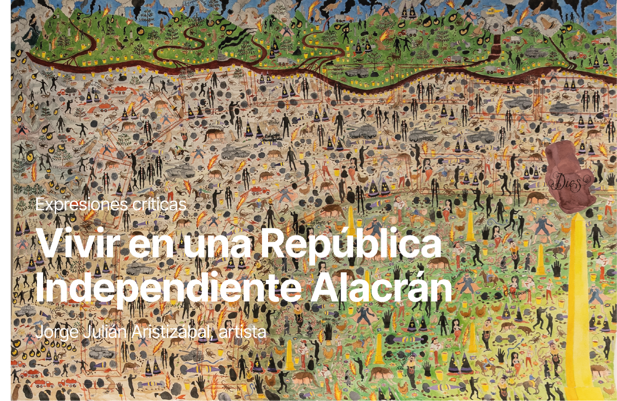Portada Vivir en una República Independiente Alacrán